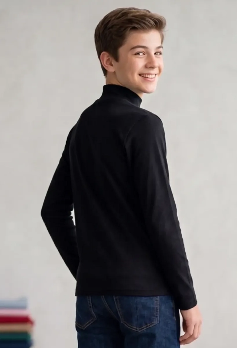PACK 3 CAMISETA BEATLE HOMBRE JUVENIL. ALGODON MANGA LARGA 9670 - 4