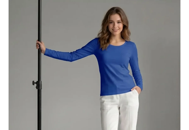 CAMISETA INVIERNO MUJER FORRO POLAR ELASTICADA COLORES 301 - 3