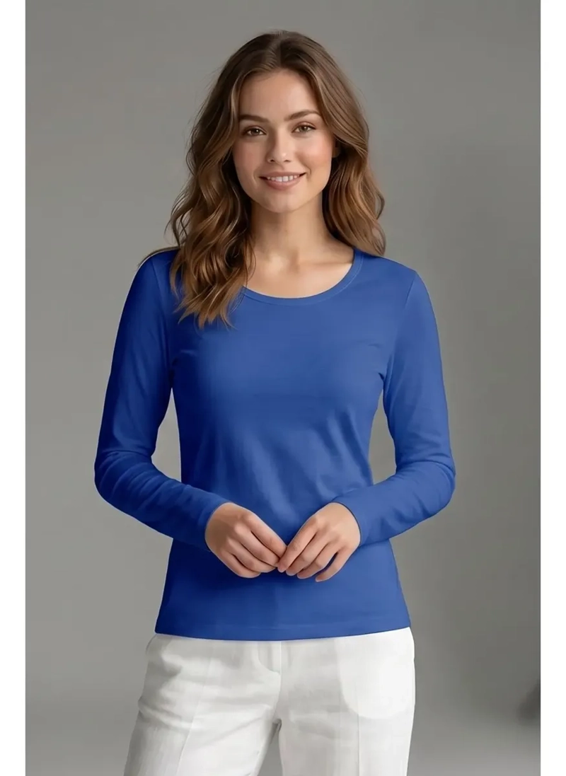 CAMISETA INVIERNO MUJER FORRO POLAR ELASTICADA COLORES 301 - 4