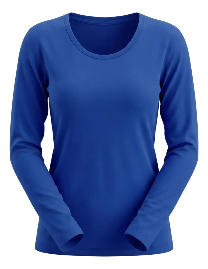 CAMISETA INVIERNO MUJER FORRO POLAR ELASTICADA COLORES 301 - 6