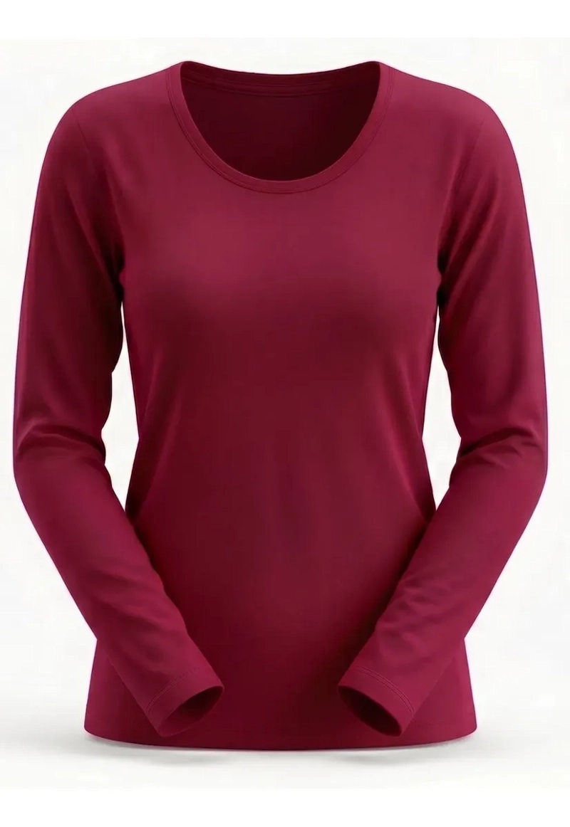 CAMISETA INVIERNO MUJER FORRO POLAR ELASTICADA COLORES 301 - 6