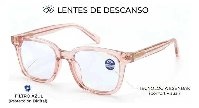 LENTES FILTRO ANTI LUZ AZUL PROTECCION DESCANSO PANTALLAS 2205 - 5
