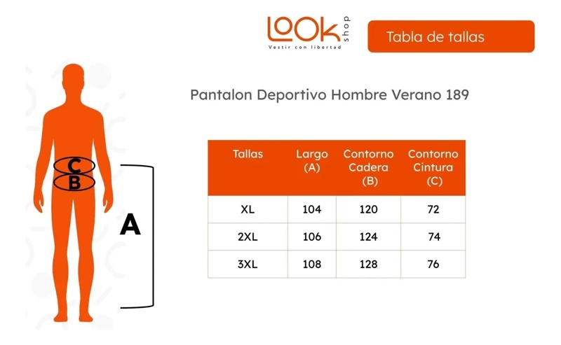 JOGGER DEPORTIVO HOMBRE VERANO. PANTALON BUZO 189 - 7