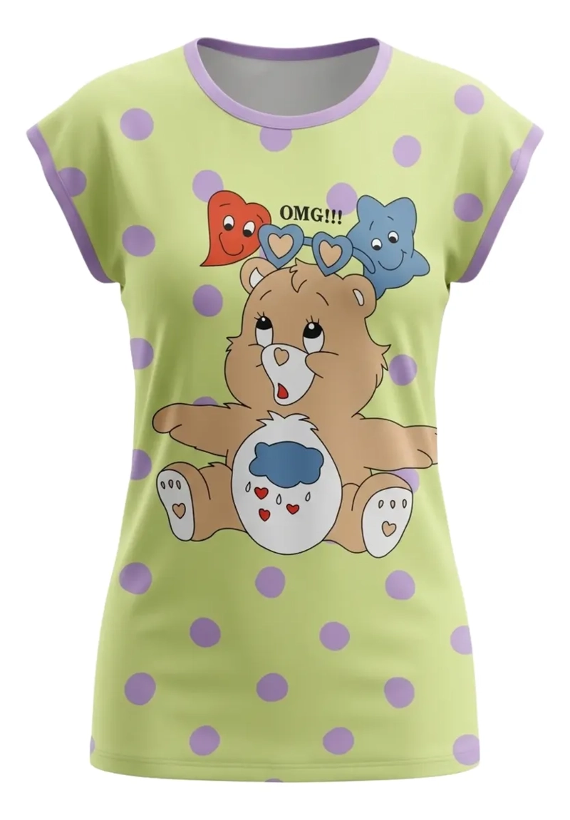 PIJAMA MUJER VERANO ALGODON CAMISA DE DORMIR JUVENIL 406 - 5