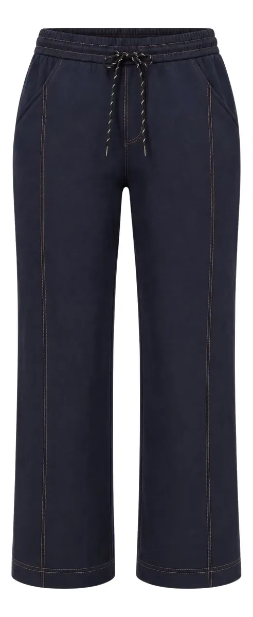 PANTALON MUJER RECTO TIRO ALTO WIDE COLORES 7001 - 5
