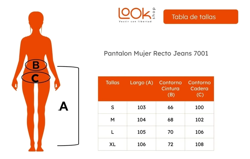 PANTALON MUJER RECTO TIRO ALTO WIDE COLORES 7001 - 8
