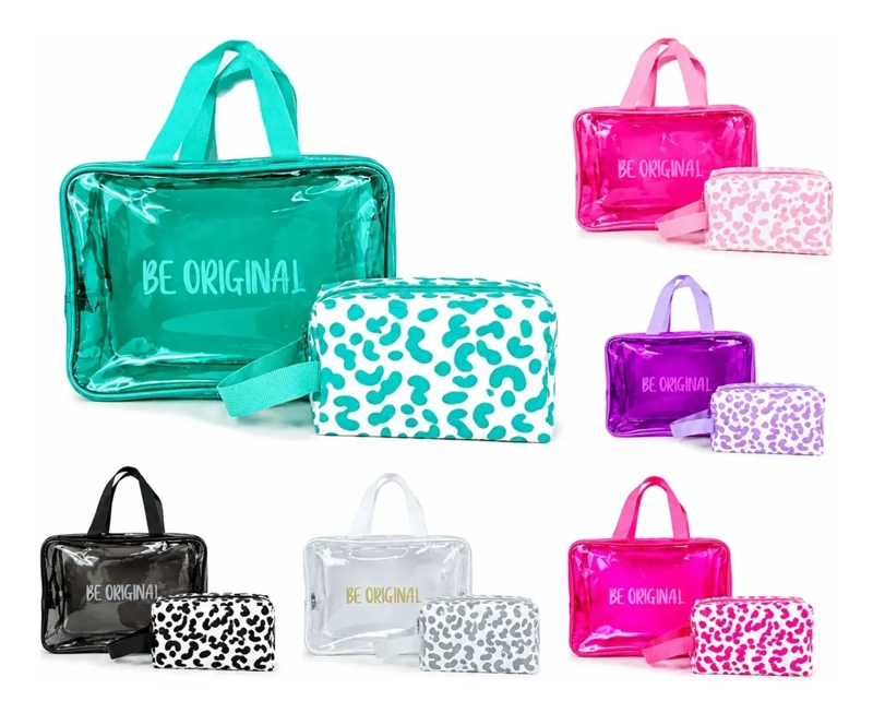 SET DE 2 ESTUCHES FOREVER COSMETIQUEROS REGALO PERFECTO 848 - 5
