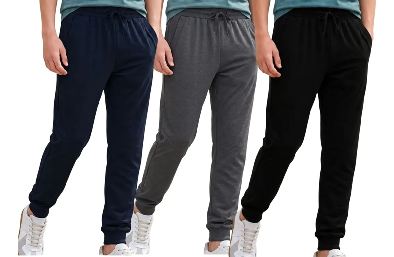 PACK 3 PANTALON BUZO LOL@S ALGODON SIN FORRO POLAR 213 - 1
