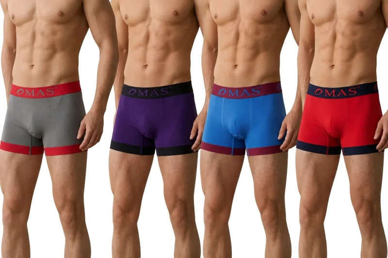PACK 4 BOXER HOMBRE MICROFIBRA. CALZONCILLO LISO 094 - 1