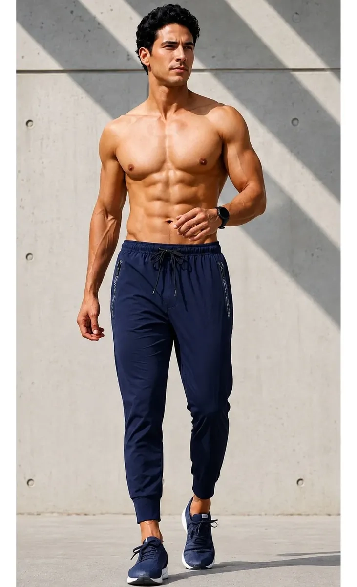 PACK 3 PANTALON BUZO DEPORTIVO HOMBRE PRIMAVERA SECADO RAPIDO 8797 - 3