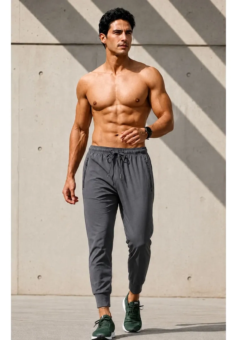 PACK 3 PANTALON BUZO DEPORTIVO HOMBRE PRIMAVERA SECADO RAPIDO 8797 - 4
