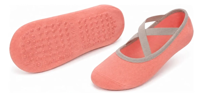 PACK 12 CALCETINES BALLERINA MUJER ANTIDESLIZANTES YOGA GYM 130Y - 7