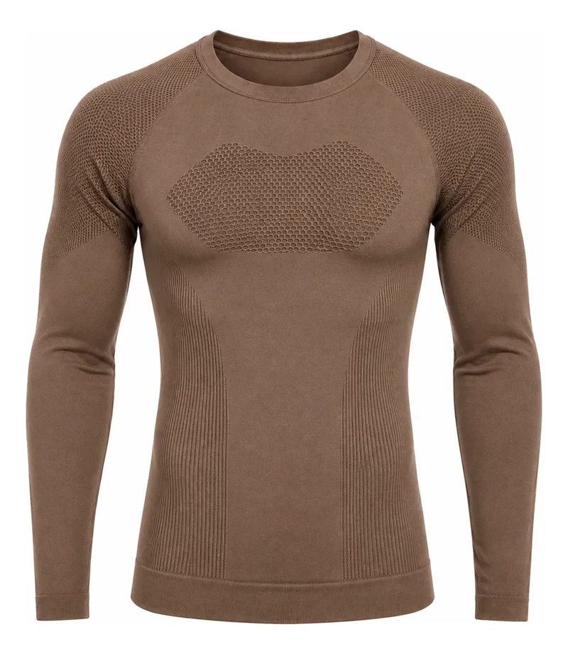 CAMISETA HOMBRE COMPRESION DEPORTIVA GIMNASIO PRIMERA CAPA 7463 - 6
