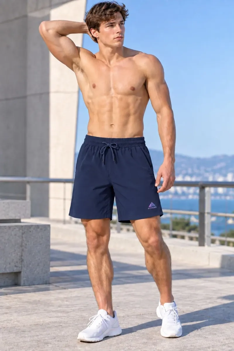 SHORT DEPORTIVO HOMBRE SECADO RAPIDO LIVIANO CON BOLSILLOS 4019 - 4