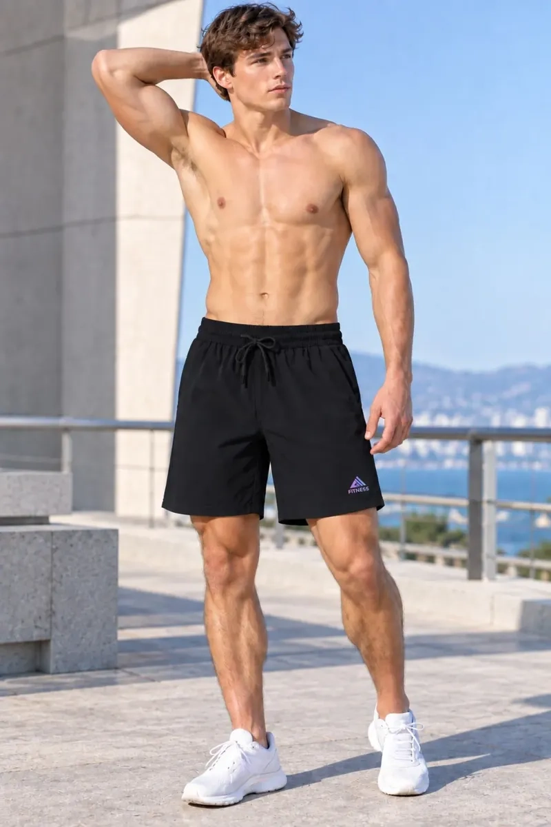 SHORT DEPORTIVO HOMBRE SECADO RAPIDO LIVIANO CON BOLSILLOS 4019 - 4