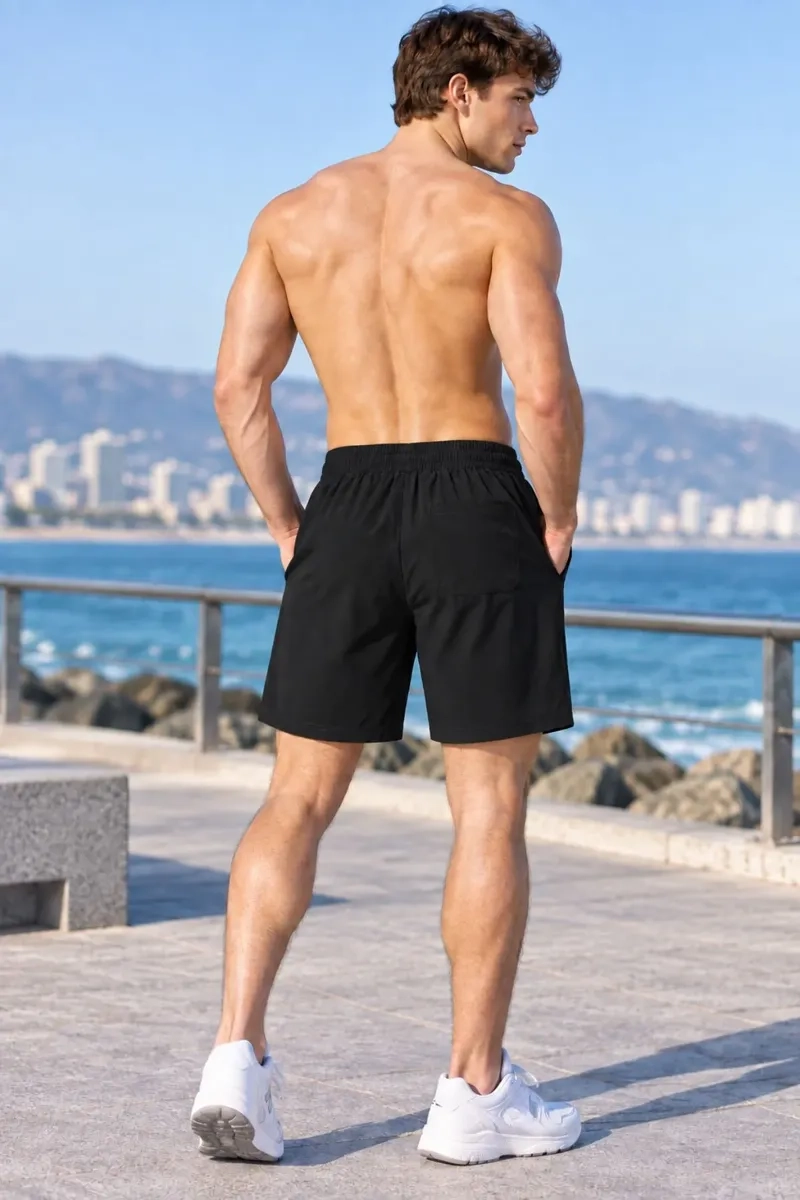 SHORT DEPORTIVO HOMBRE SECADO RAPIDO LIVIANO CON BOLSILLOS 4019 - 6