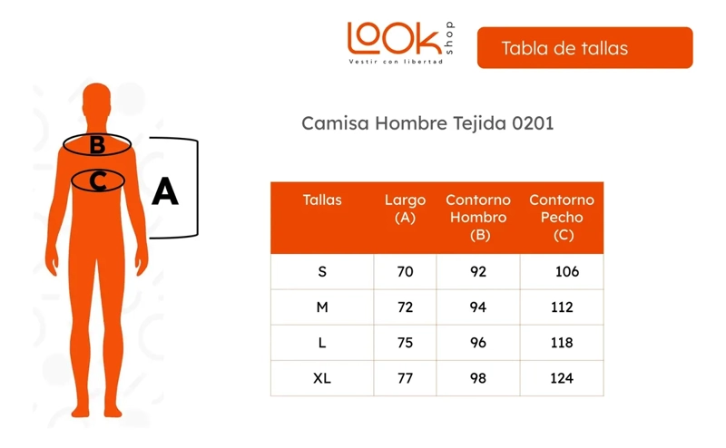CAMISA HOMBRE ALGODON SPANDEX TEJIDA MANGA CORTA PREMIUM 0201 - 9