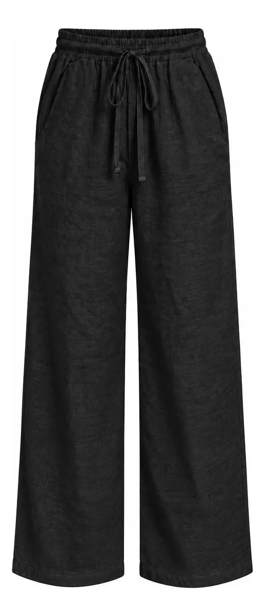 PANTALON MUJER LINO RECTO. AMPLIO CASUAL, CALIDAD PREMIUM 014P - 7