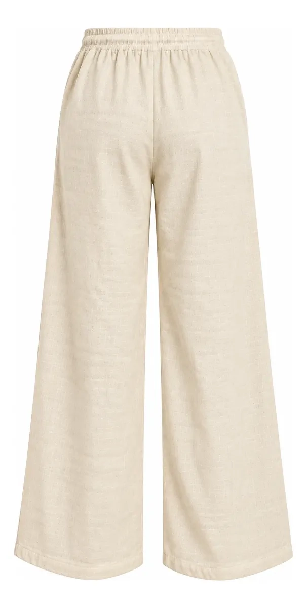 PANTALON MUJER LINO RECTO. AMPLIO CASUAL, CALIDAD PREMIUM 014P - 8