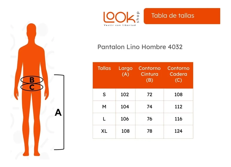 PANTALON LINO HOMBRE CORTE RECTO PRETINA ELASTICADA. PREMIUM 4032 - 10