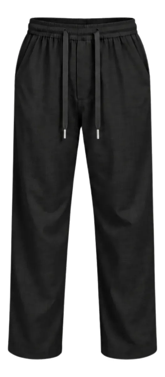 PANTALON LINO HOMBRE CORTE RECTO PRETINA ELASTICADA. PREMIUM 4032 - 8