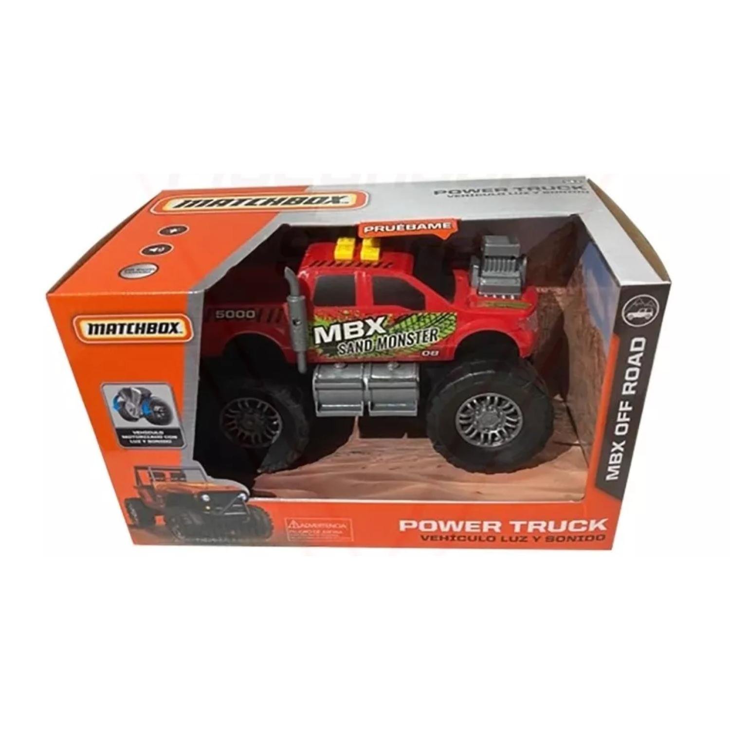 JUGUETE CAMIONETA 4X4 CON LUZ SONIDOS MOVIMIENTOS MATCHBOX - 1
