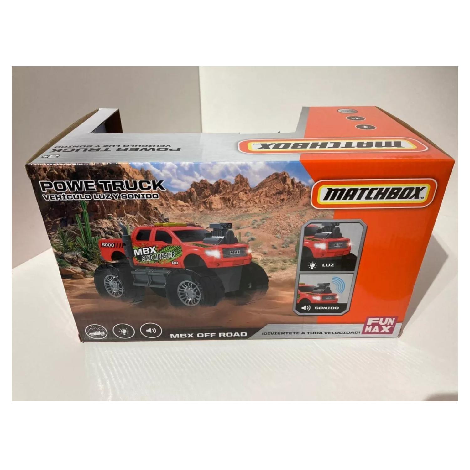 JUGUETE CAMIONETA 4X4 CON LUZ SONIDOS MOVIMIENTOS MATCHBOX - 2