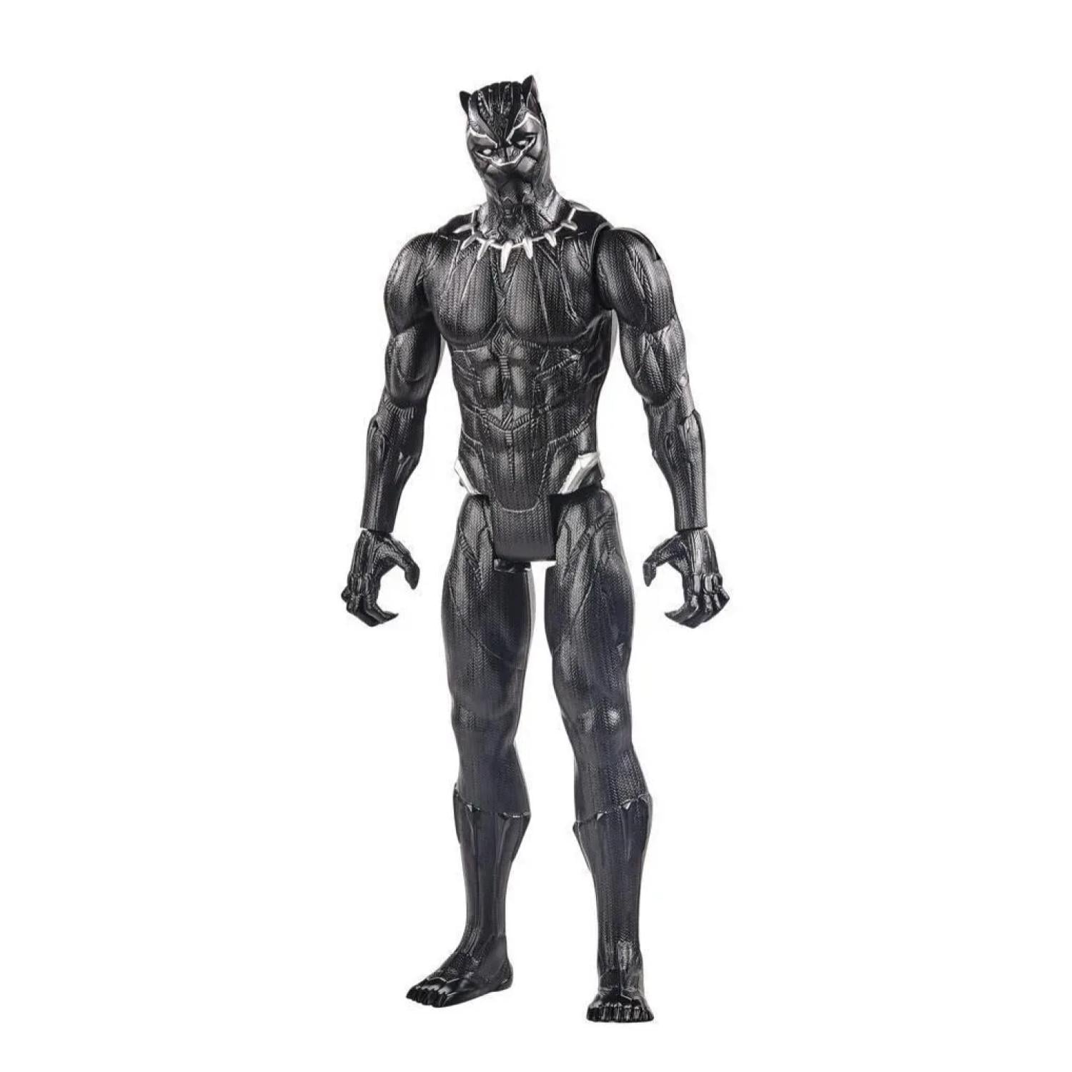 FIGURA DE ACCION NEGRO JUGUETE PANTERA NEGRA 30 CM MARVEL HASBRO - 1