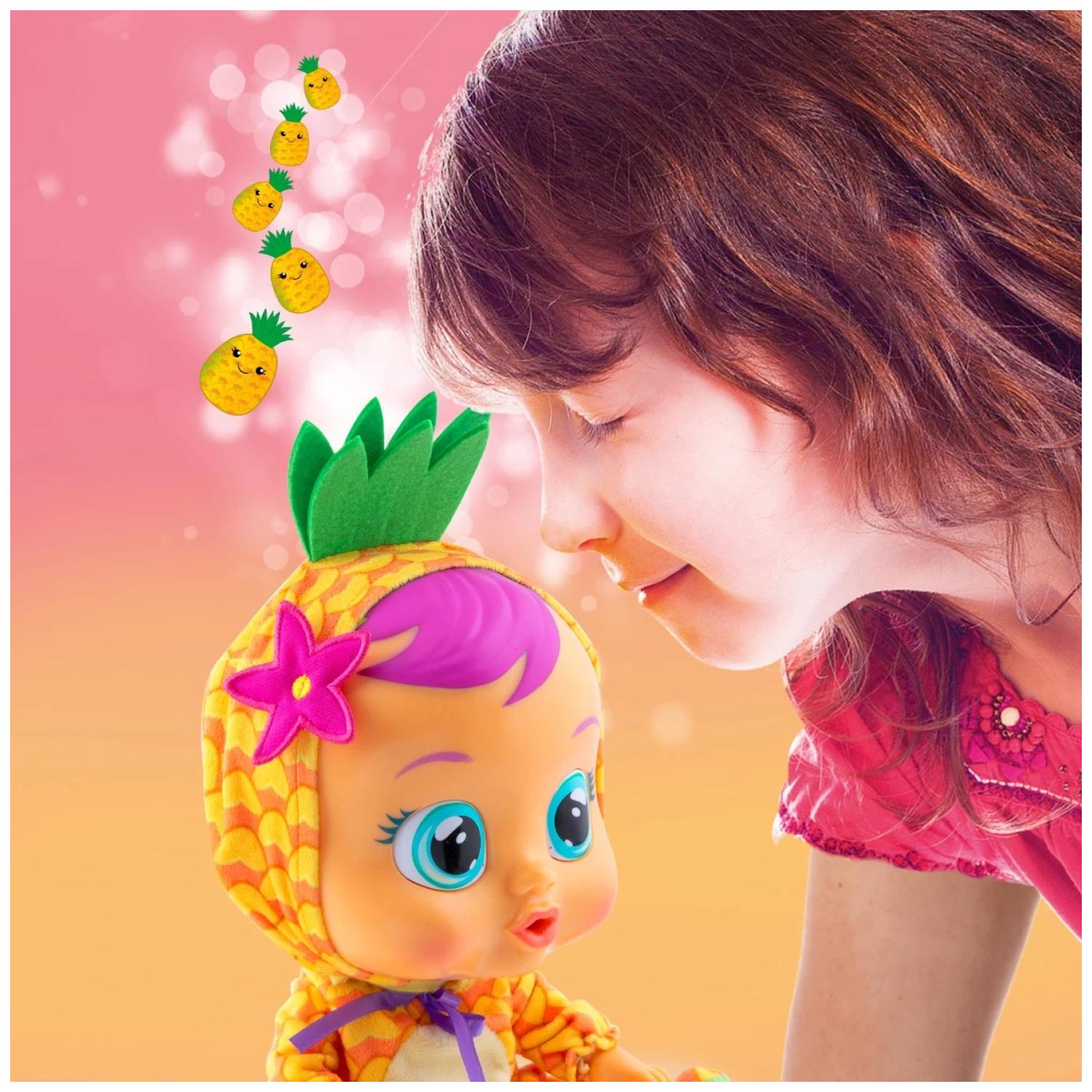 JUGUETE MUÑECA AMARILLO BEBE LLORON PIA 30 CM CRY BABYS - 3