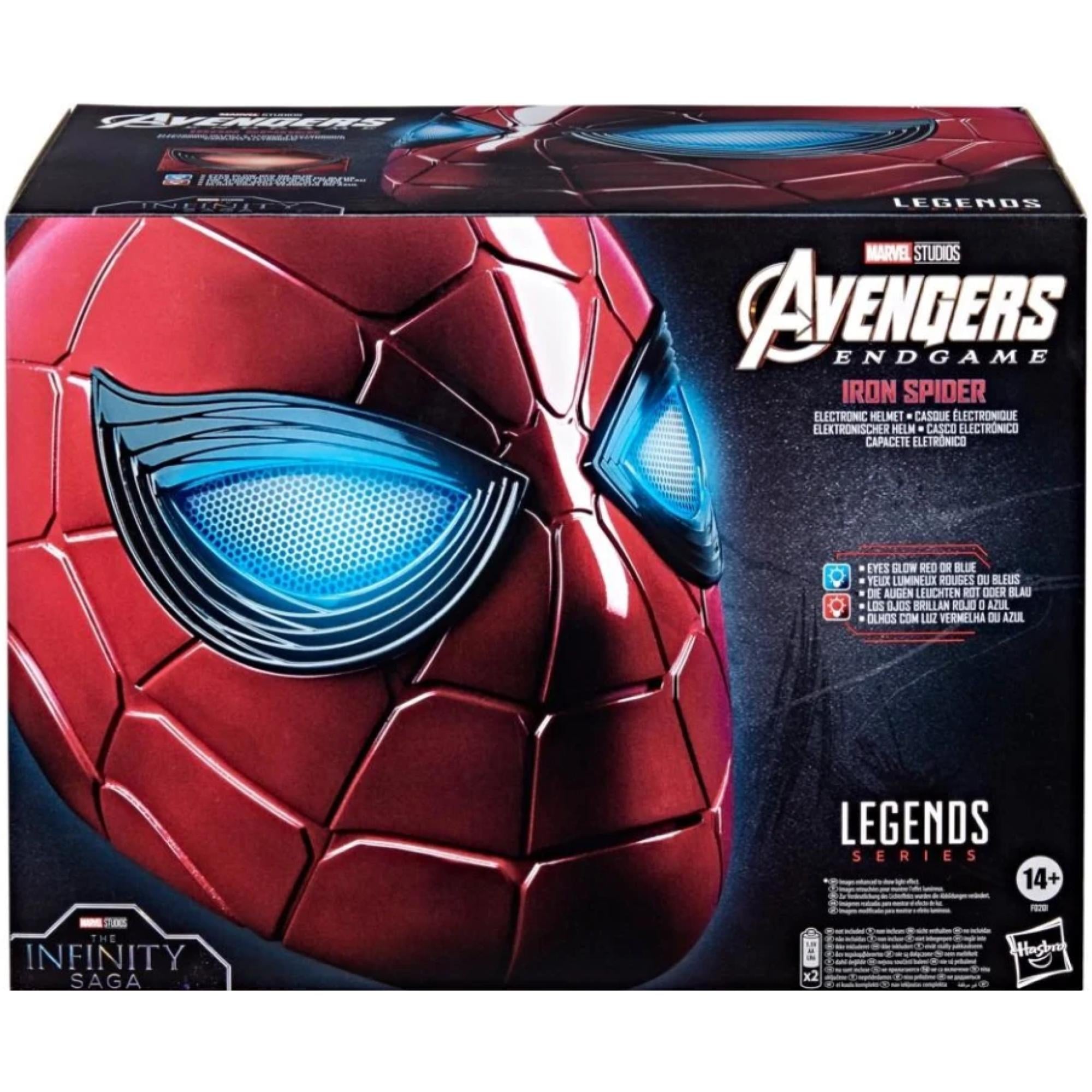 JUGUETE CASCO MASCARA ELECTRONICA IRON SPIDER AVENGERS HASBRO - 3