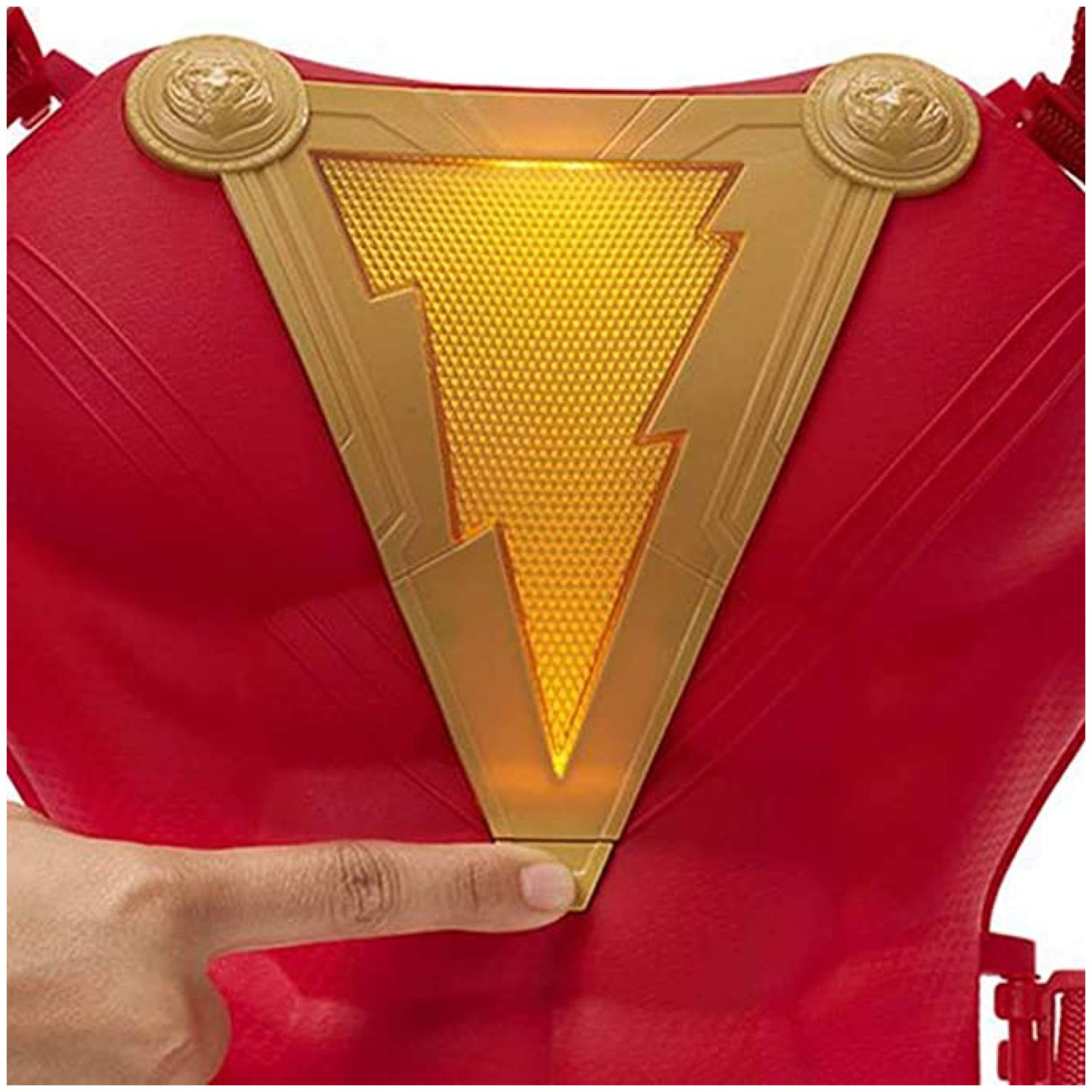 JUGUETE ARMADURA DE PODER SHAZAM LUZ Y SONIDO DC - 2