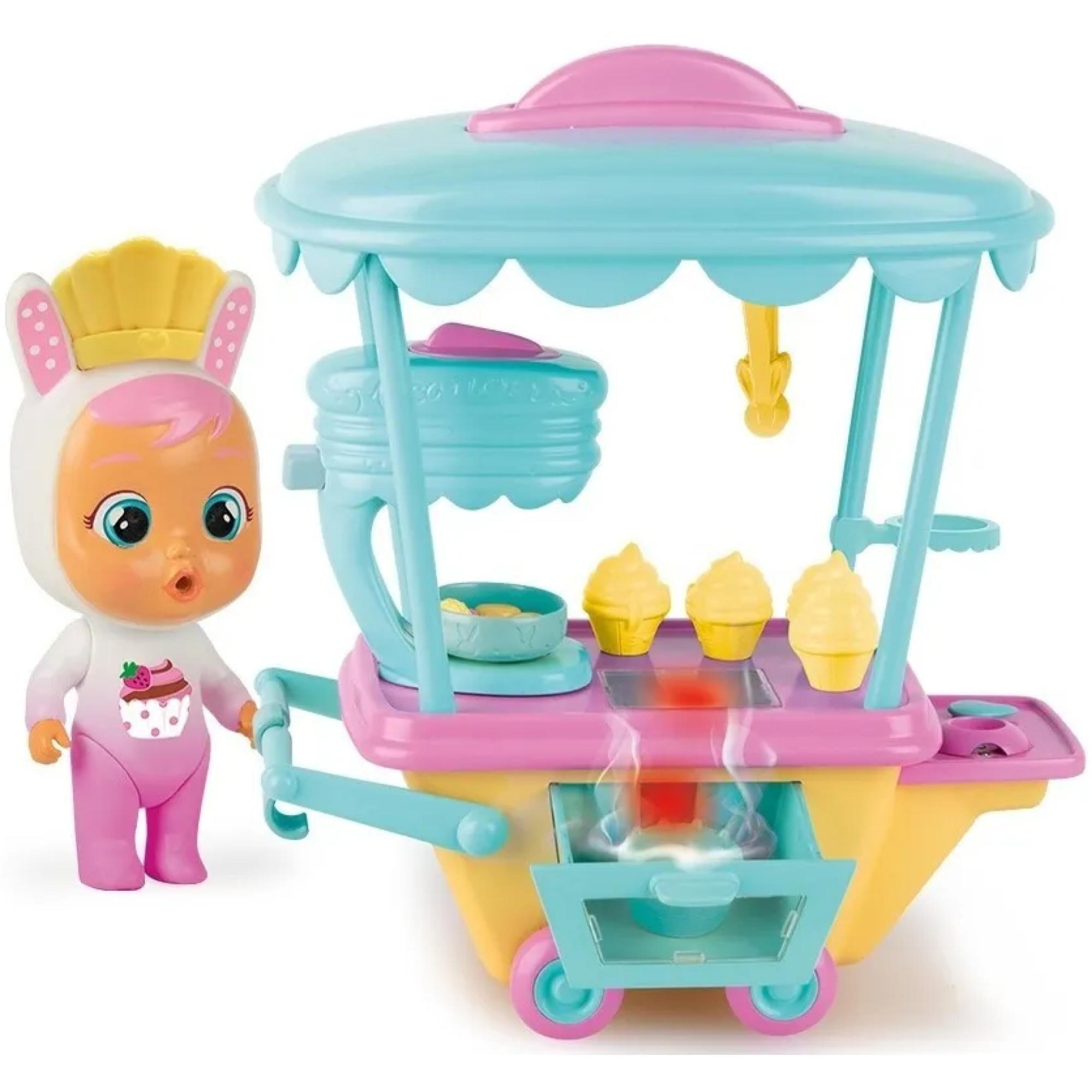 JUGUETE CARRITO CONY CON LUZ INFANTIL CRY BABIES - 1