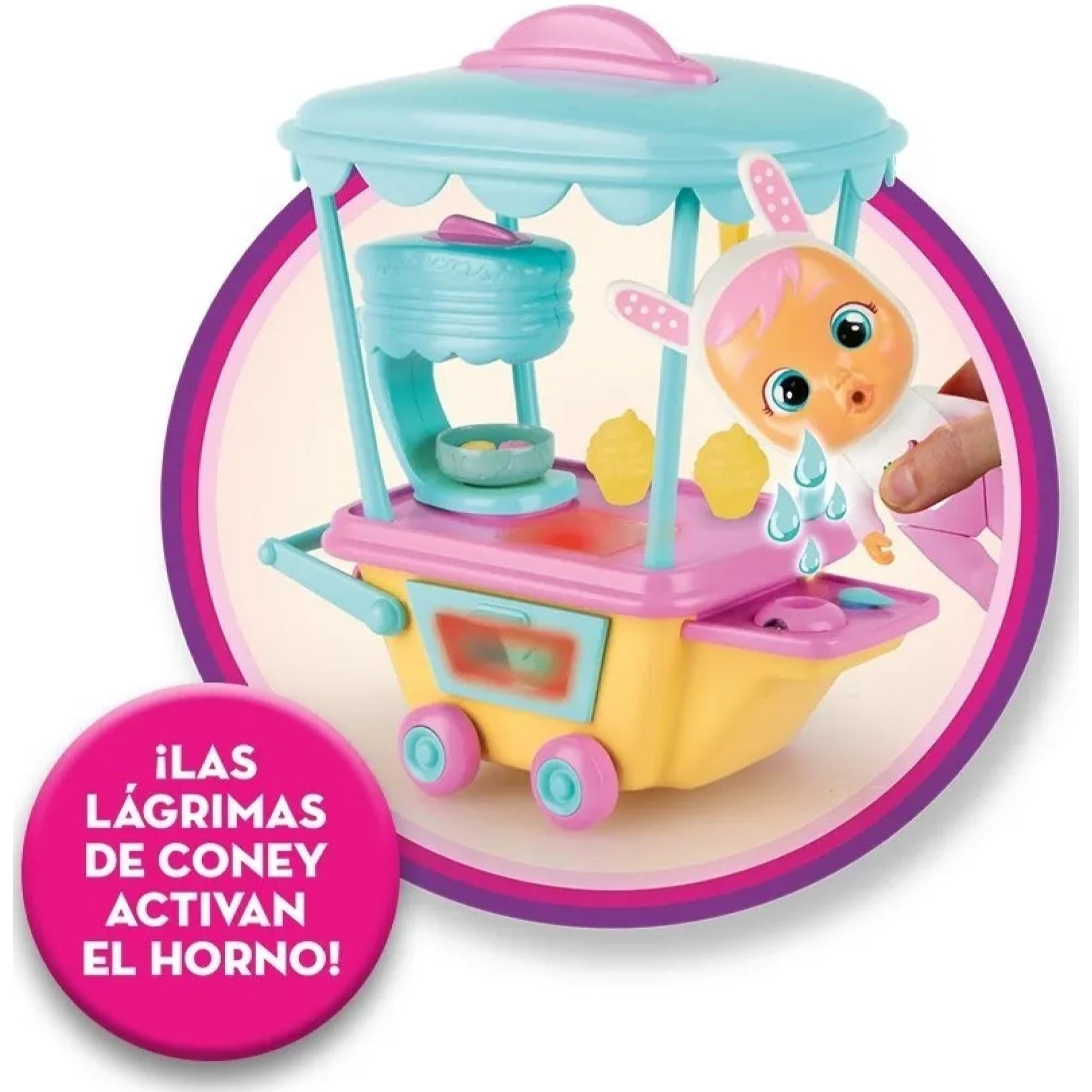 JUGUETE CARRITO CONY CON LUZ INFANTIL CRY BABIES - 2