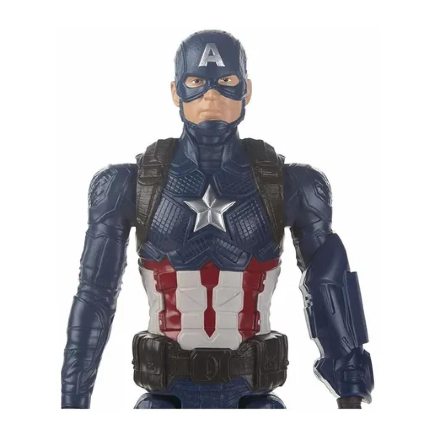 FIGURA DE ACCION AZUL JUGUETE CAPITAN AMERICA AE 30 CM MARVEL HASBRO - 2