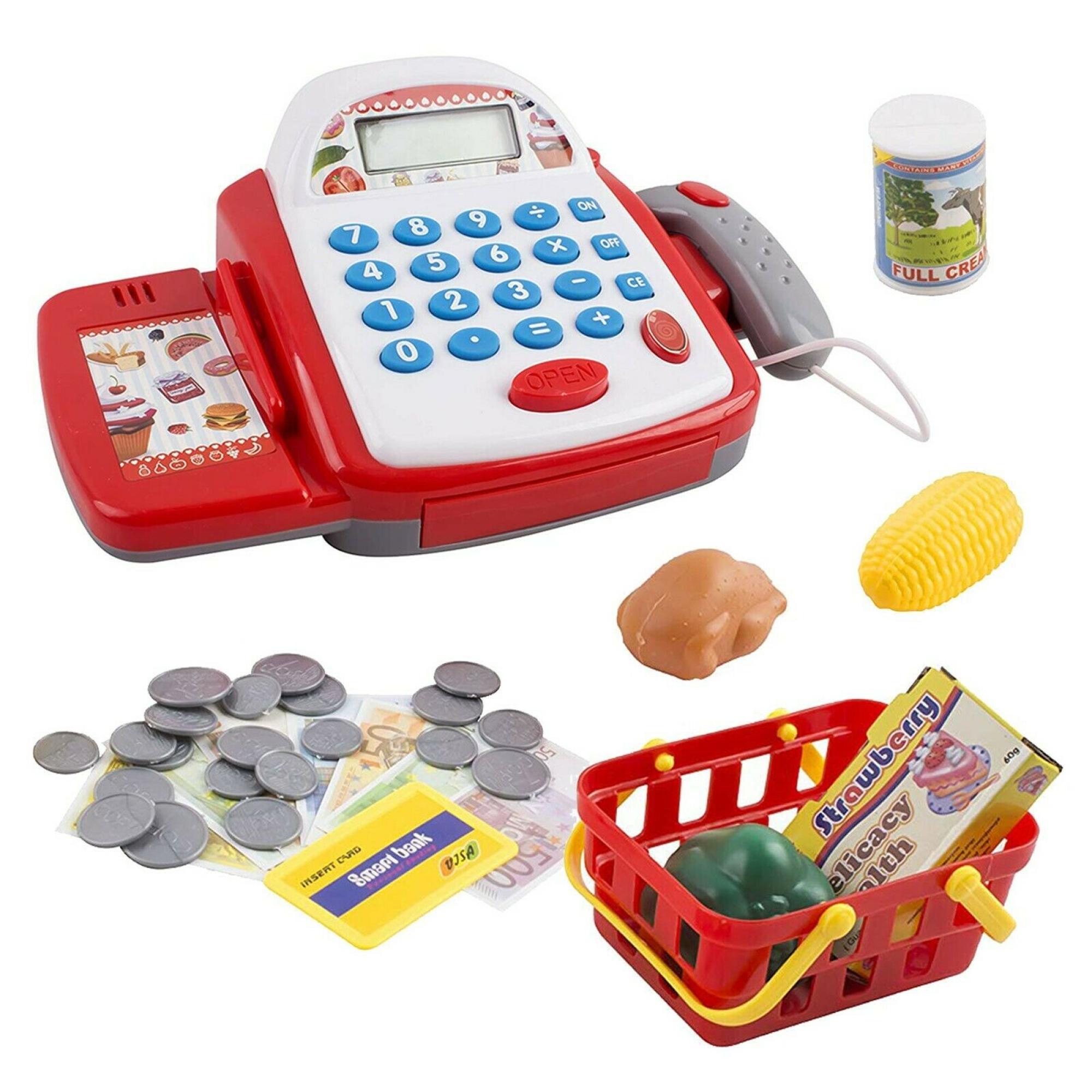 JUEGO DIDÁCTICO CAJA REGISTRADORA CON ACCESORIOS Y SONIDOS INFANTIL - 2
