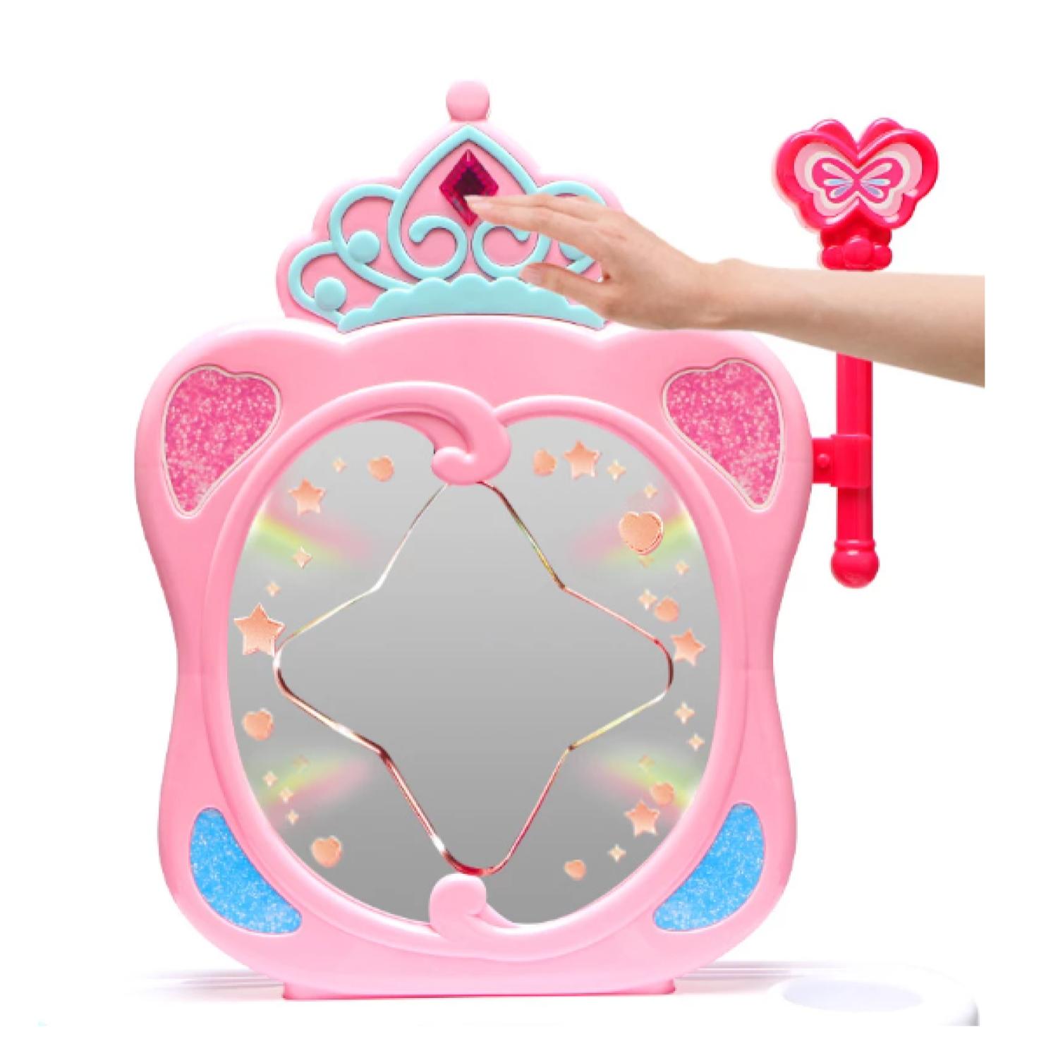 JUGUETE TOCADOR MAQUILLAJE INFANTIL ROSADO PRINCESAS DISNEY - 3