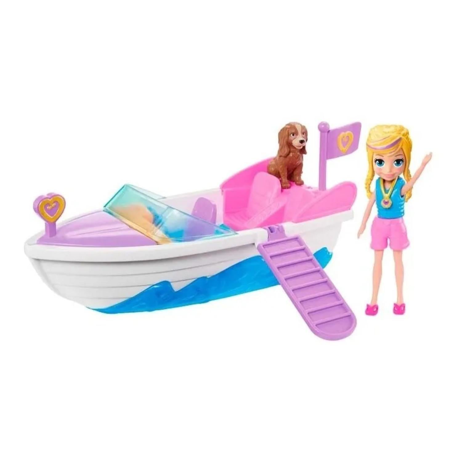 JUGUETE AVENTURA ACUATICA LANCHA INFANTIL POLLY POCKET - 1