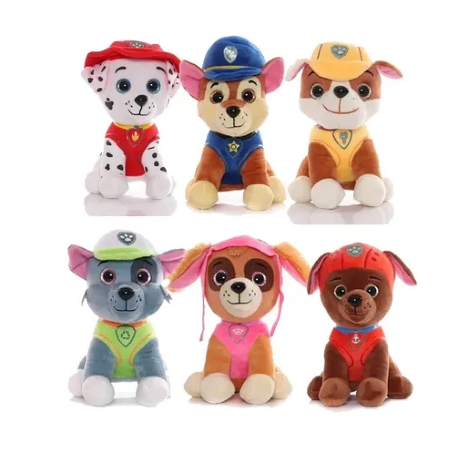 PELUCHE JUGUETE PACK X6 PAW PATROL 25 CM INFANTIL - 1
