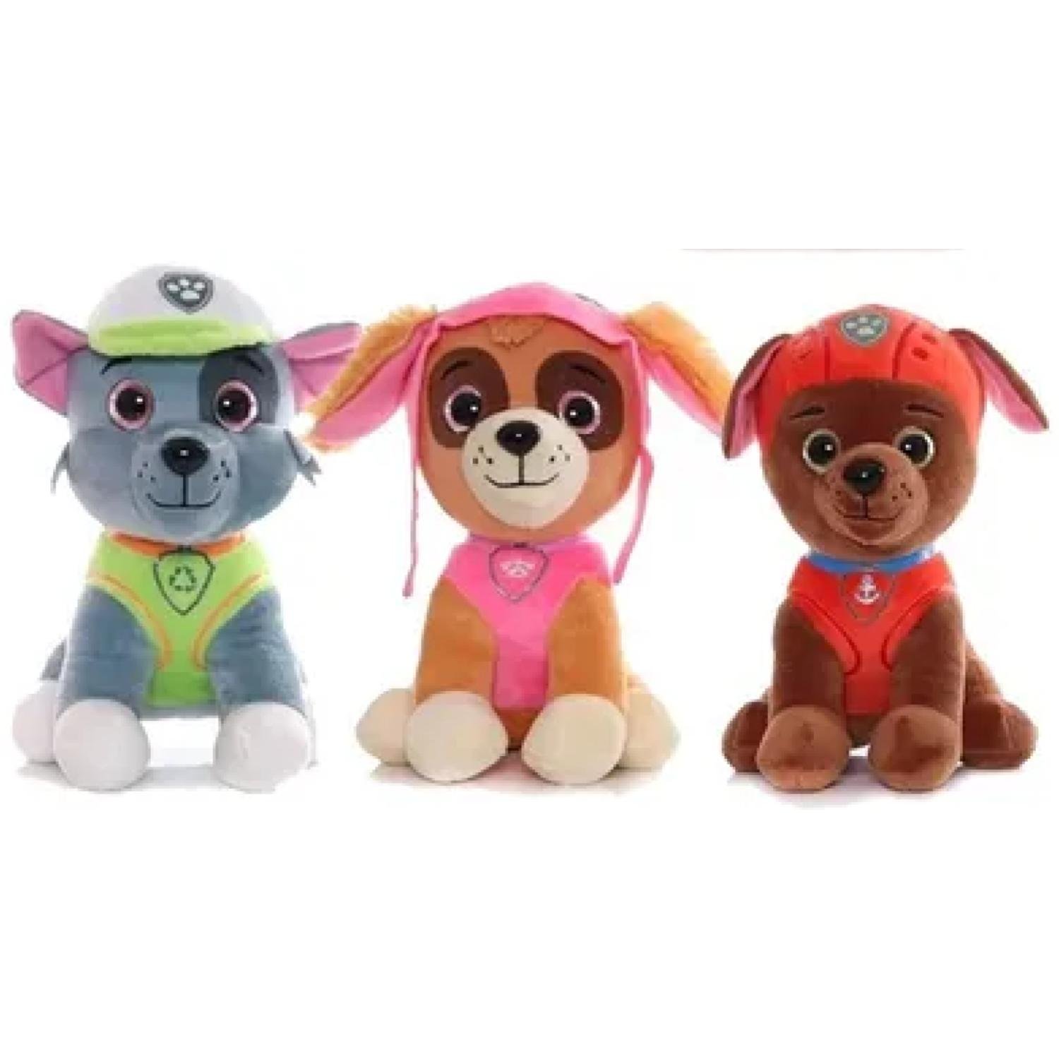 PELUCHE JUGUETE PACK X6 PAW PATROL 25 CM INFANTIL - 3