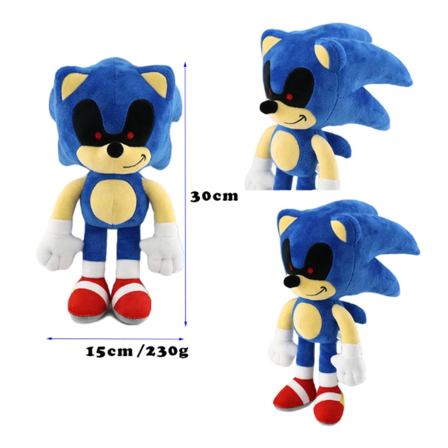 PELUCHE JUGUETE PACK X6 SONIC Y SUS AMIGOS 30 CM INFANTIL - 1