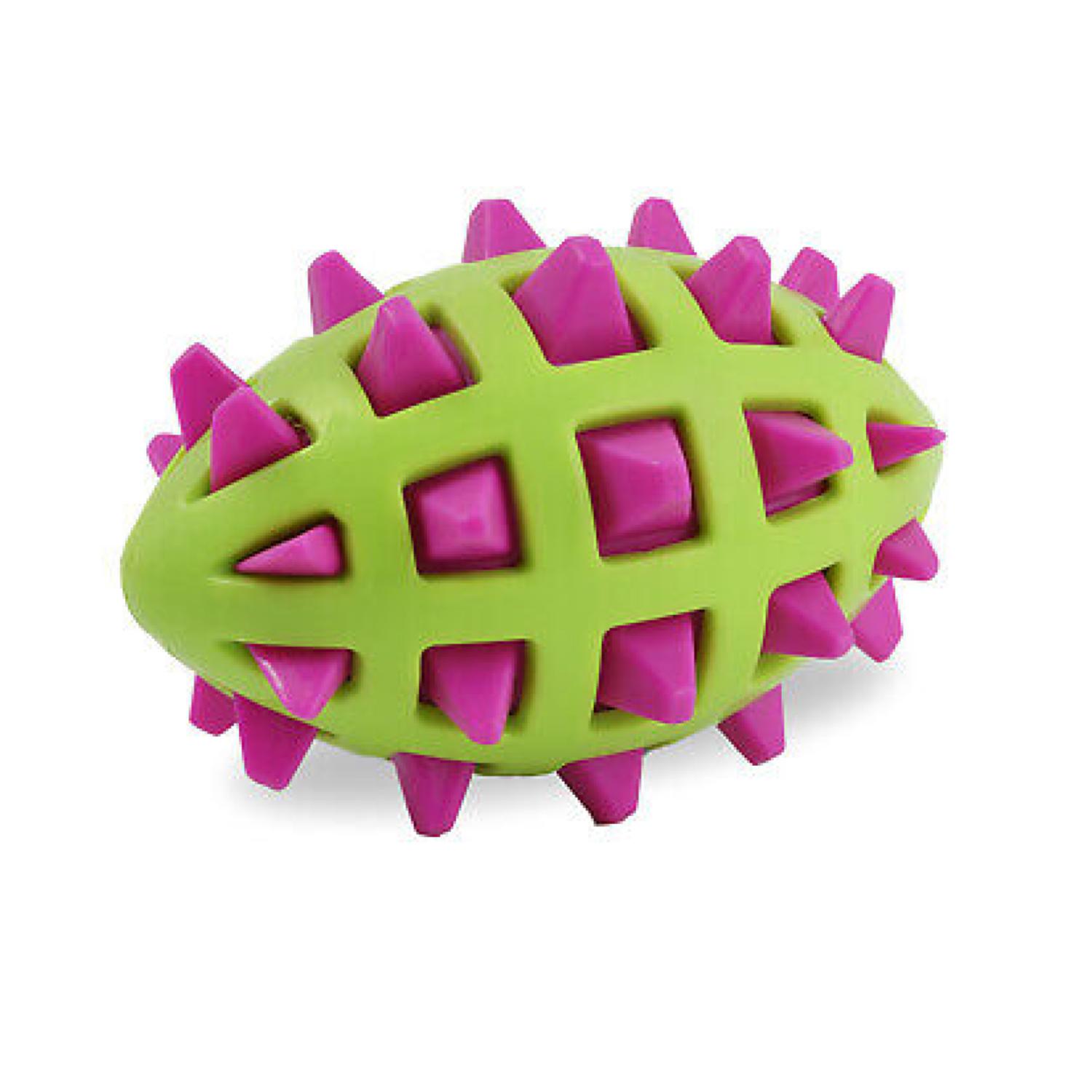 JUGUETE MORDER BOLA SPIKY CON SONIDO - 1