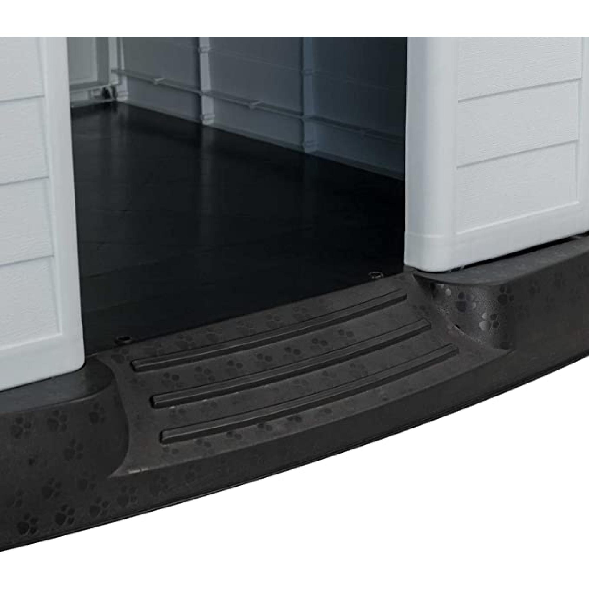 CASA PERROS PEQUEÑA PVC 72X14X67CM GRIS - 4