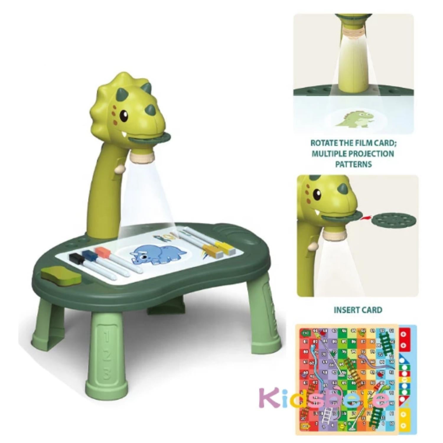 JUGUETE MESA 10X30 CM DIBUJO PROYECTOR LED INFANTIL VERDE - 2