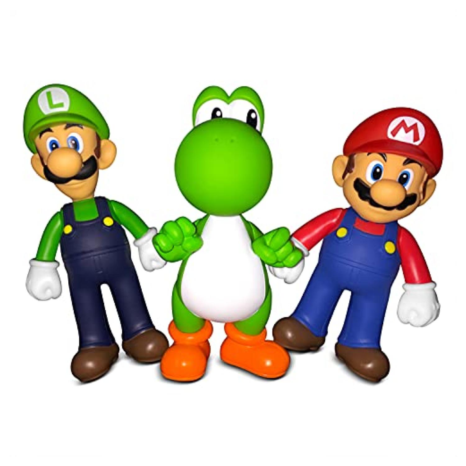 JUGUETE PACK 4 FIGURAS DE ACCION MARIO BROS INFANTIL - 3