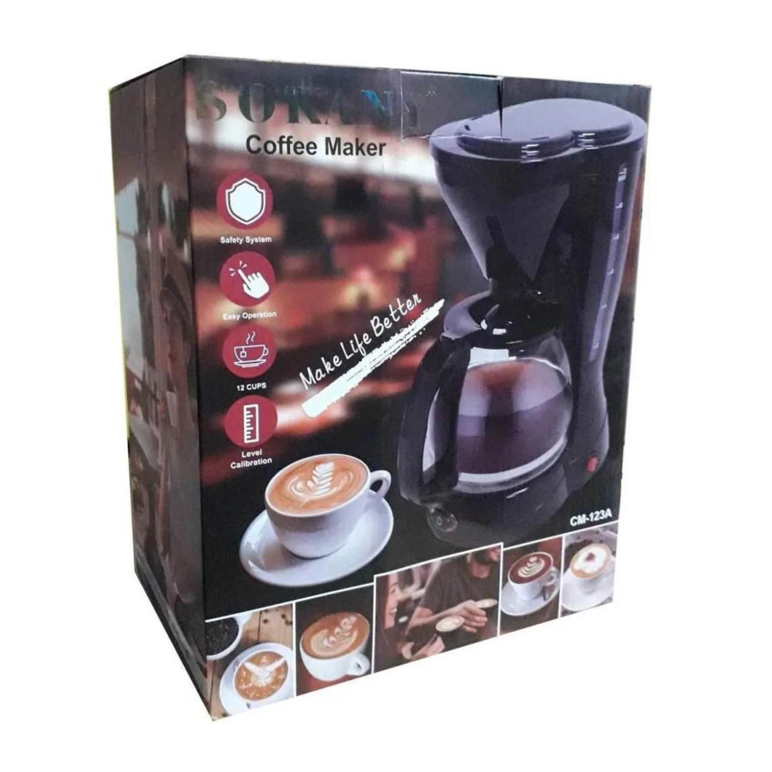 CAFETERA ELECTRICA 800W DE 12 TAZAS CM-123A SOKANY - 4