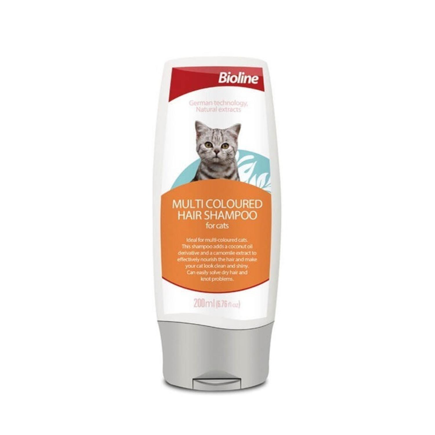 SHAMPOO GATOS PELAJE IDO 200ML BIOLINE - 1