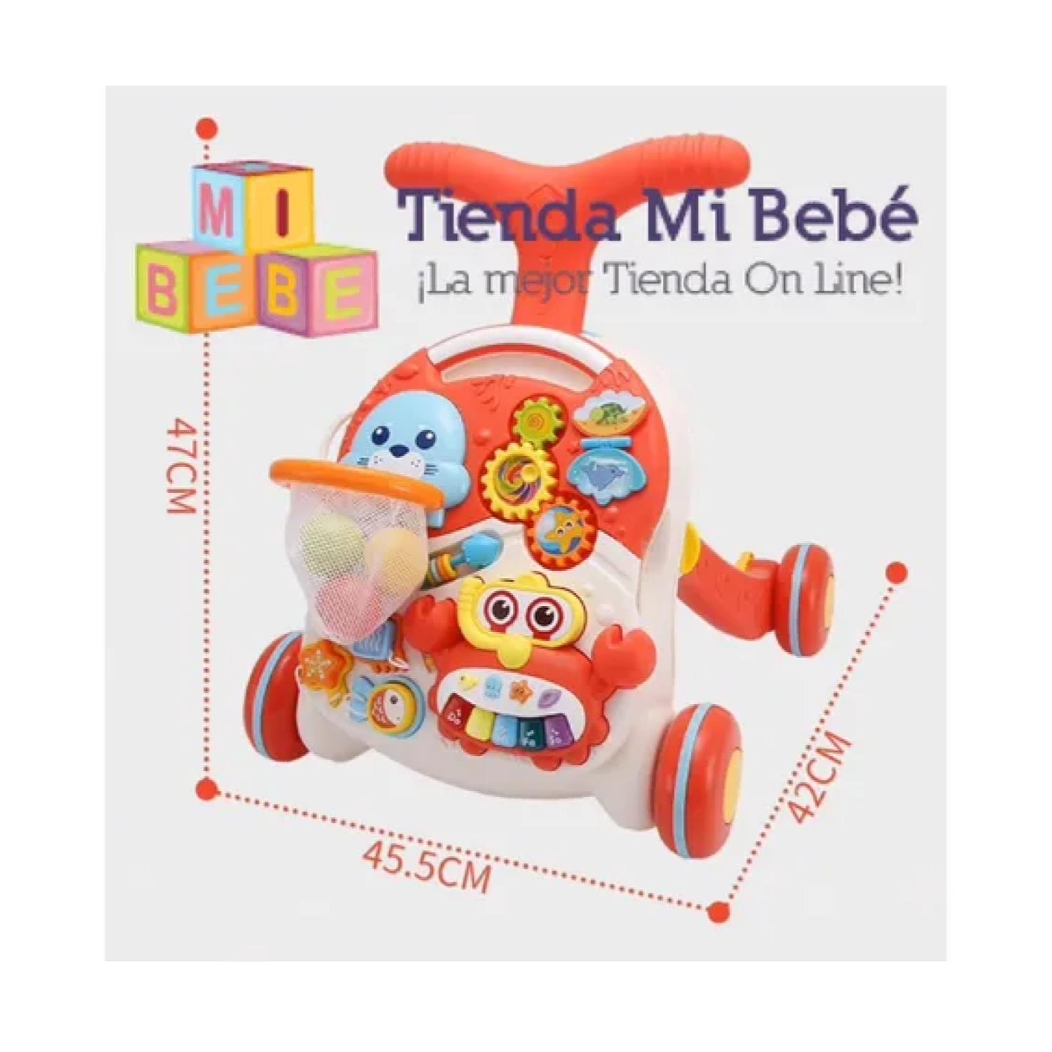 JUGUETE ANDADERA Y MESA 2 EN 1 BEBÉS CON LUZ Y SONIDOS - 4