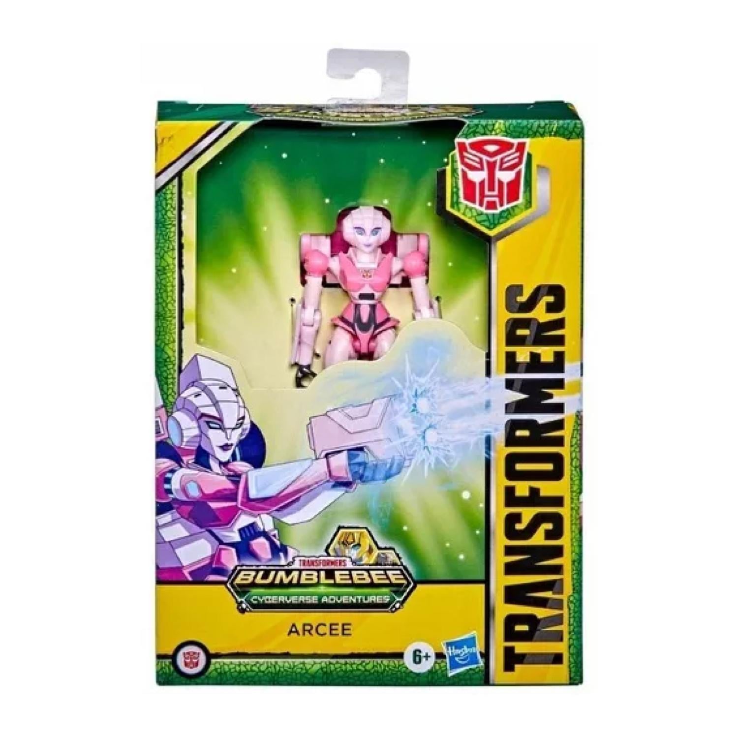 FIGURA DE ACCION GENÉRICO ROSADO JUGUETE ARCEE CYBERVERSE TRANSFORMER - 4