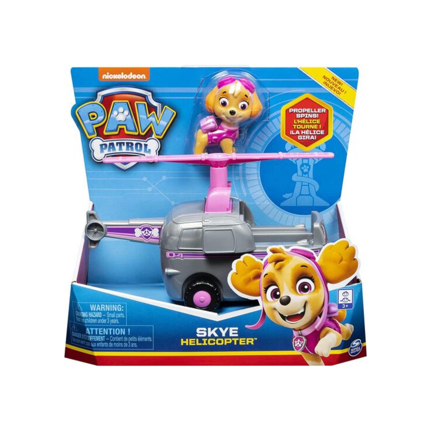 JUEGO DIDÁCTICO SKYE HELICOPTERO GRIS FRICCION PAW PATROL - 4