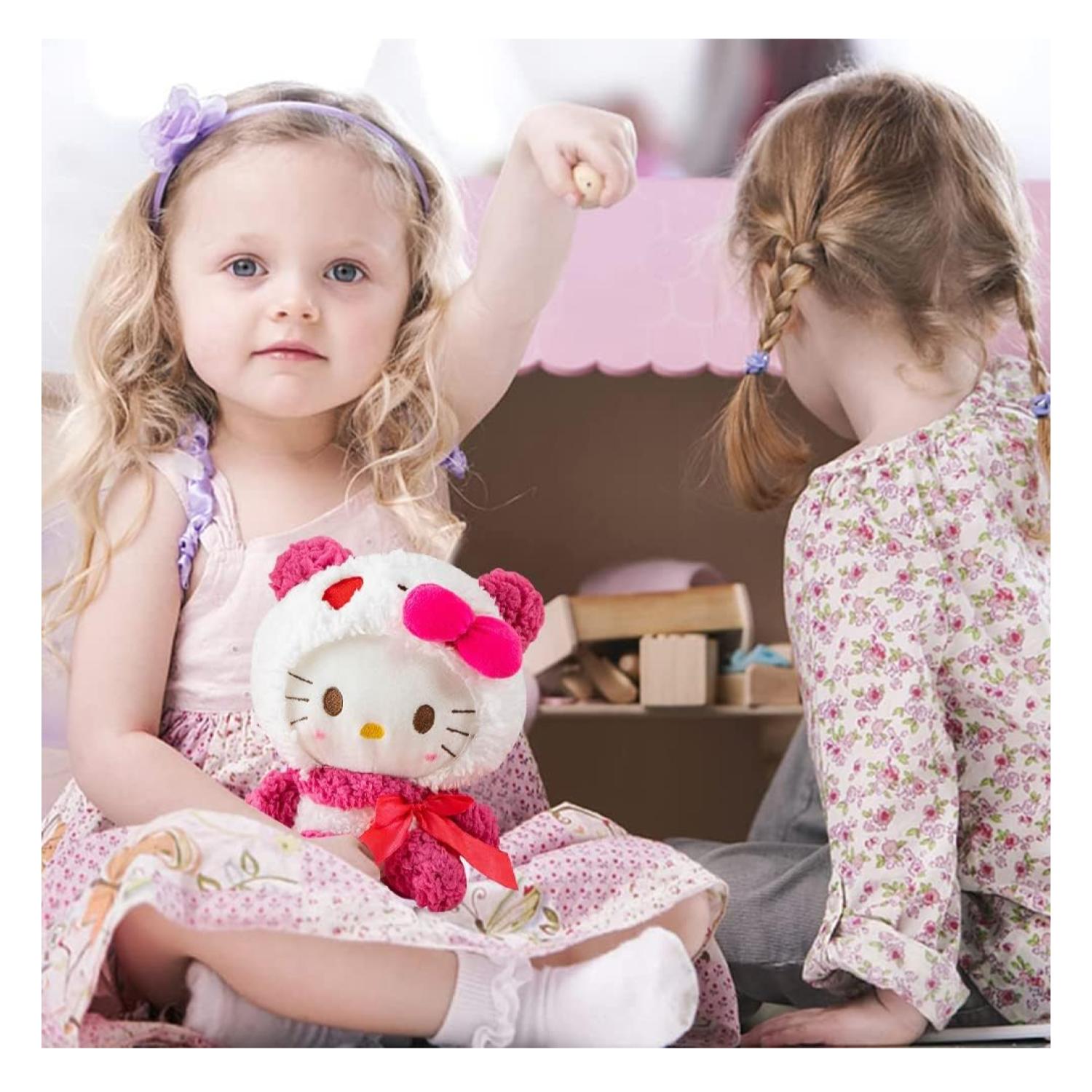PELUCHE JUGUETE HELLO KITTY 20 CM ROSADO INFANTIL - 3
